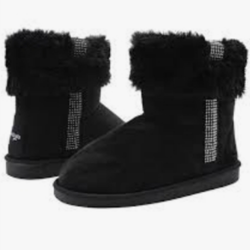 Bebe Girls Studded Faux Fur Lined Winter Boot